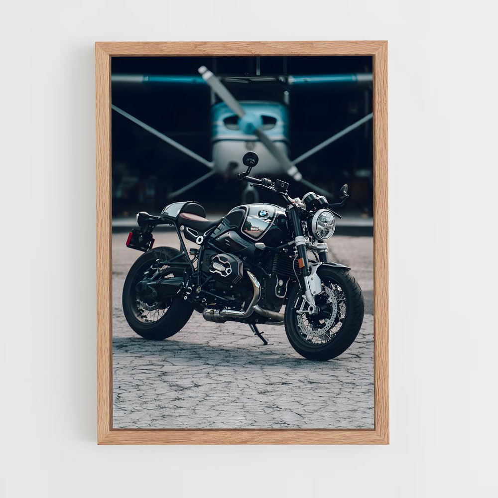 bmw-moto-3 cadre Bois clair