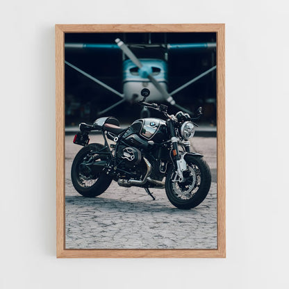 bmw-moto-3 cadre Bois clair
