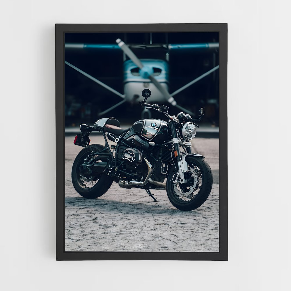 bmw-moto-3 cadre Noir