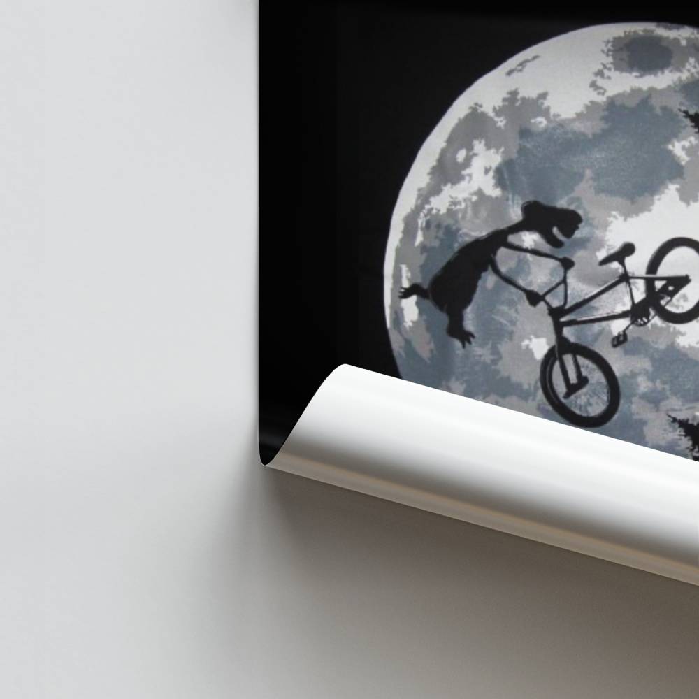 Poster E.T. BMX Lune