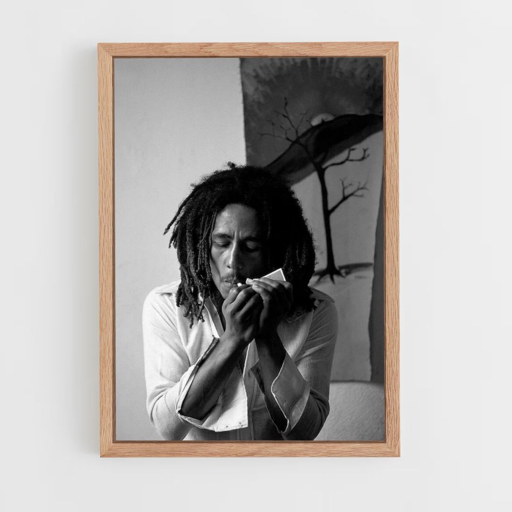 Poster Bob Marley Fume