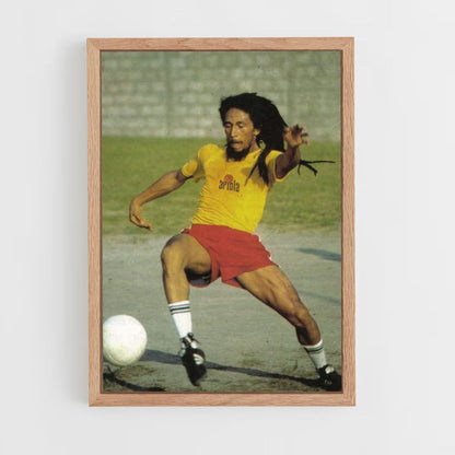 Poster Bob Marley Football