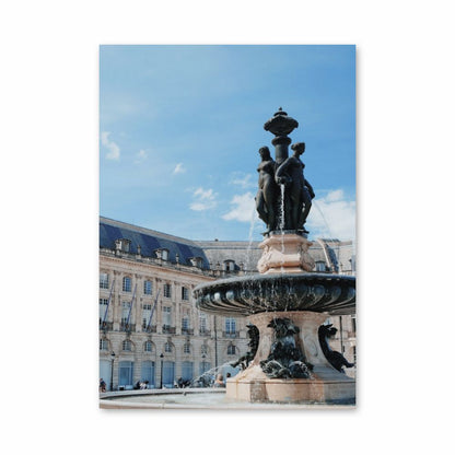 Poster Fontaine Bordeaux