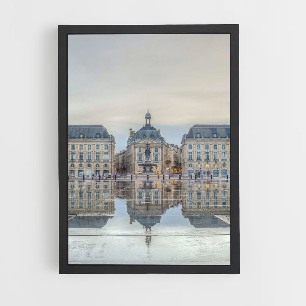 Poster Miroir d'eau Bordeaux