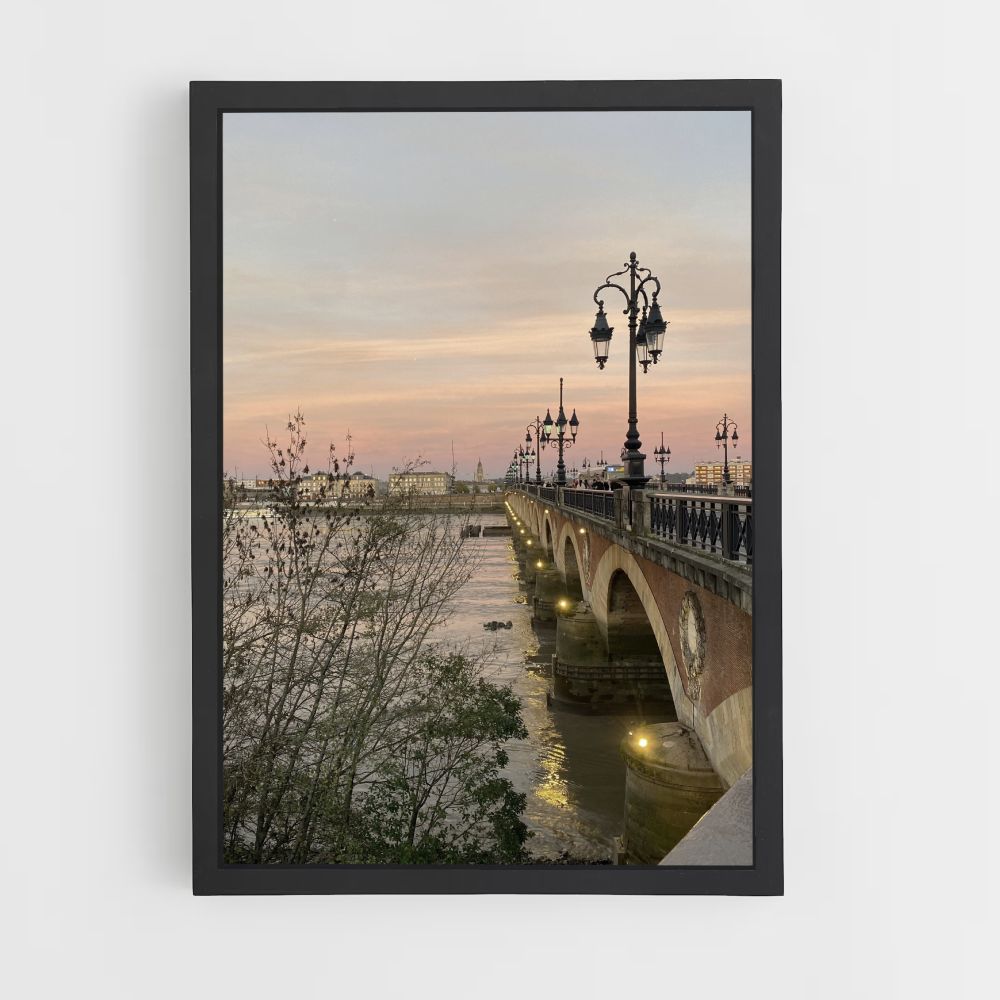 Poster Pont Bordeaux