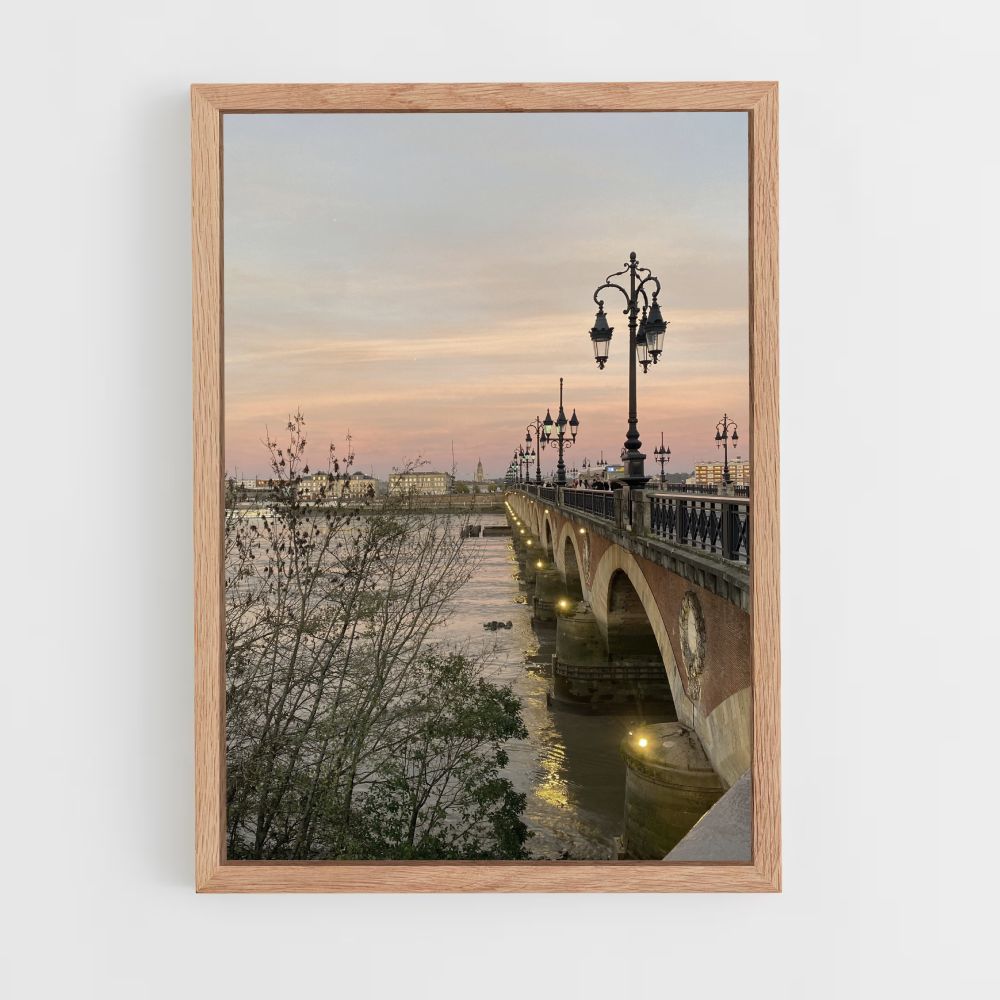 Poster Pont Bordeaux