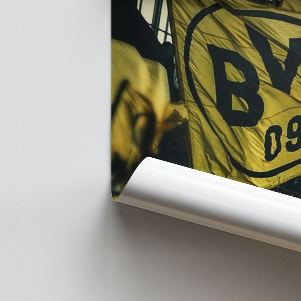 Poster Borussia Dortmund Drapeau