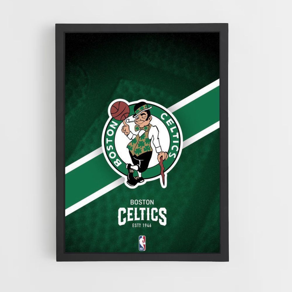 Poster Boston Celtics Vert