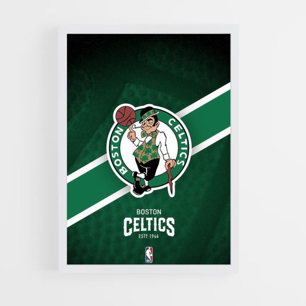 Poster Boston Celtics Vert