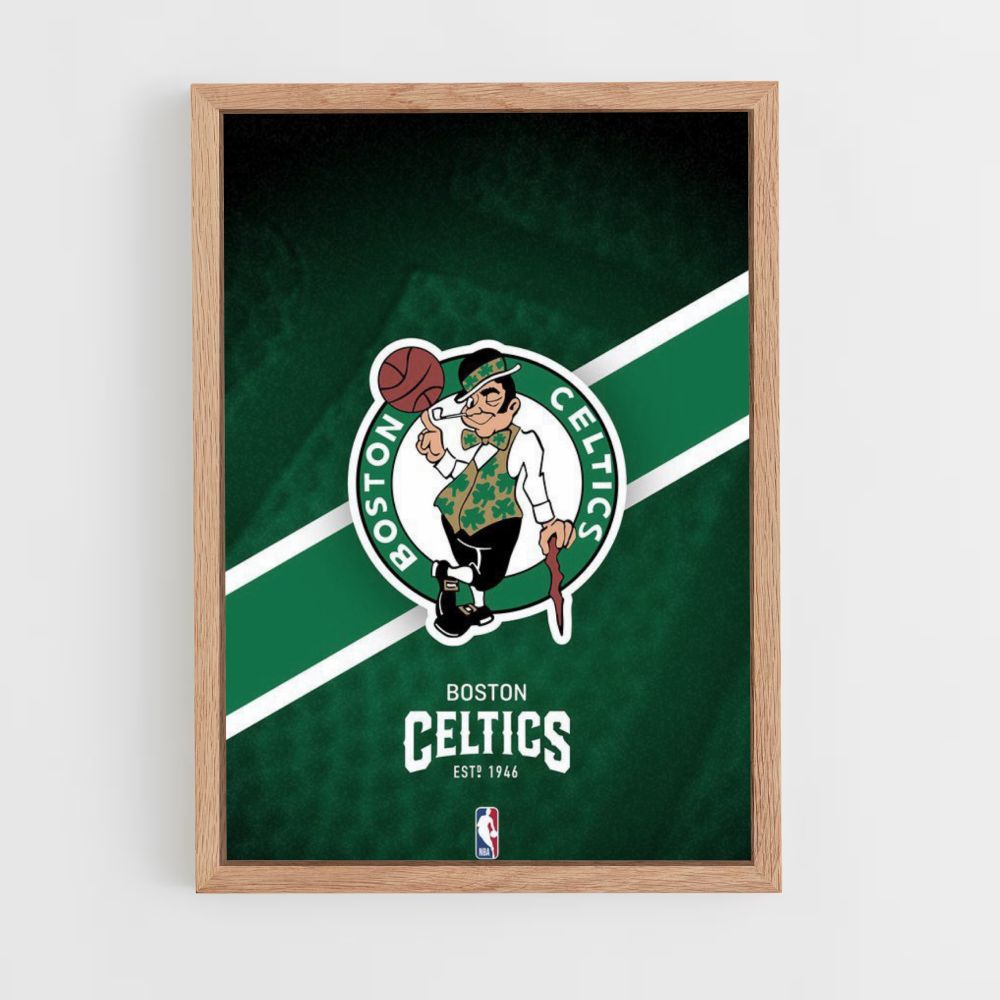 Poster Boston Celtics Vert