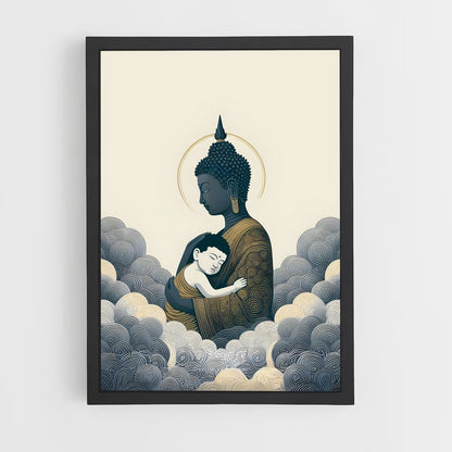 bouddha-2 cadre Noir