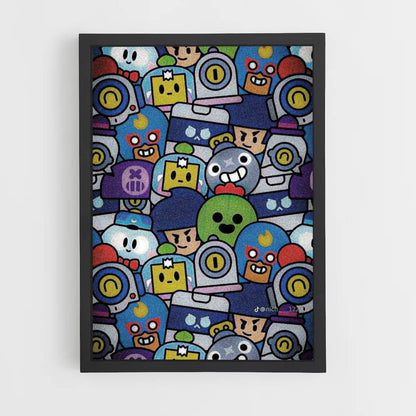 Poster Emoji Brawl Stars