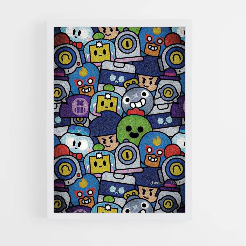 Poster Emoji Brawl Stars