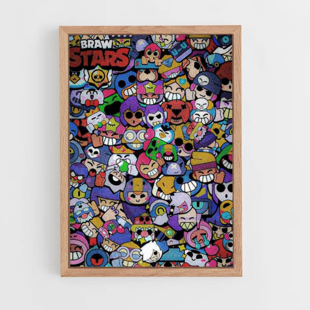 Poster Collage Brawl Stars