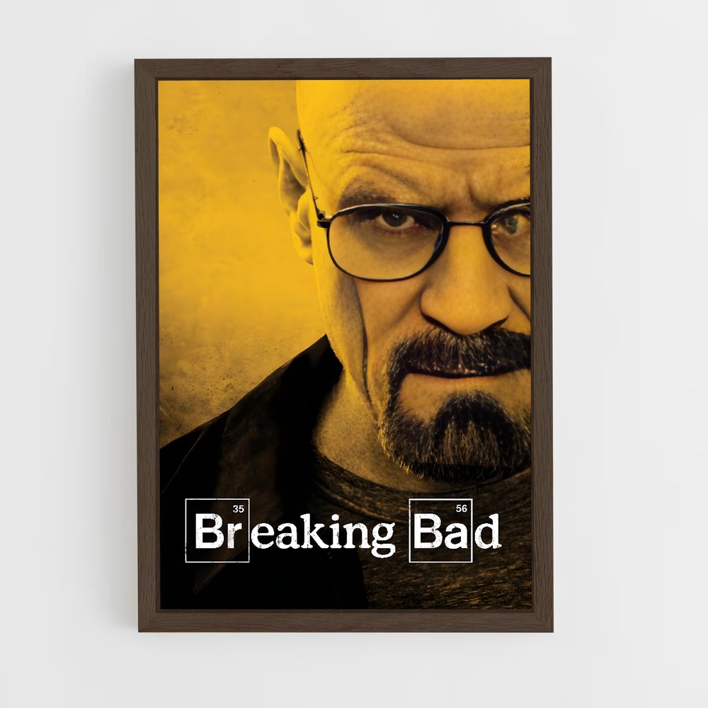 breaking-bad-3 cadre Bois foncé