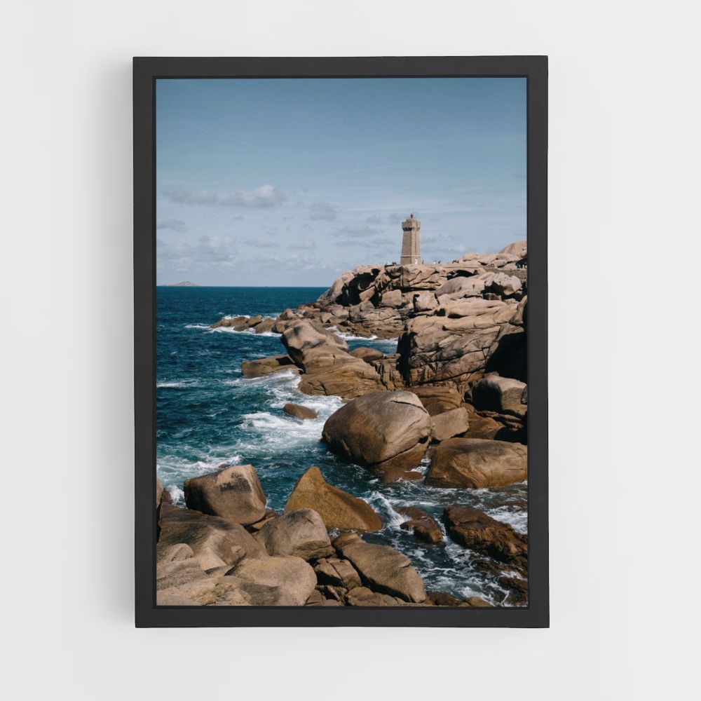 Poster Phare Bretagne