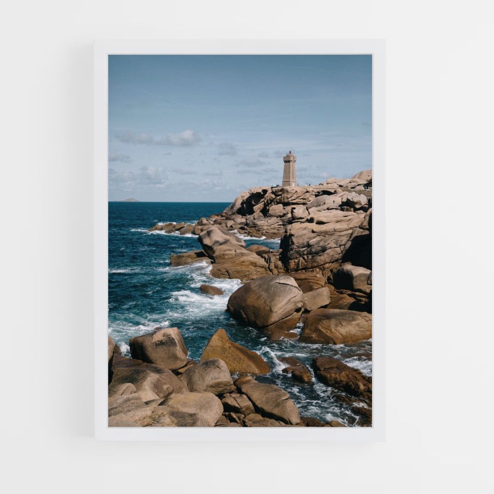 Poster Phare Bretagne