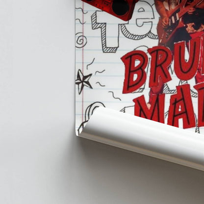 Poster Bruno Mars Rouge