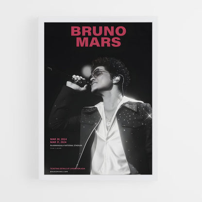 bruno-mars-4 cadre Blanc