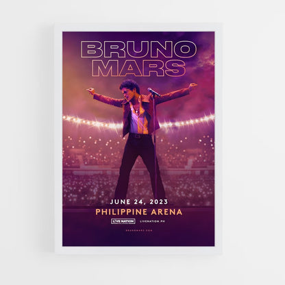 bruno-mars-8 cadre Blanc