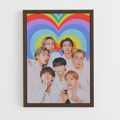 bts-2 cadre Bois foncé