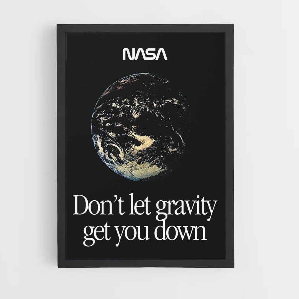 Poster Nasa Gravité