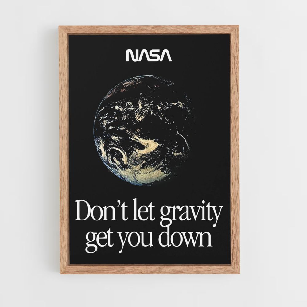 Poster Nasa Gravité