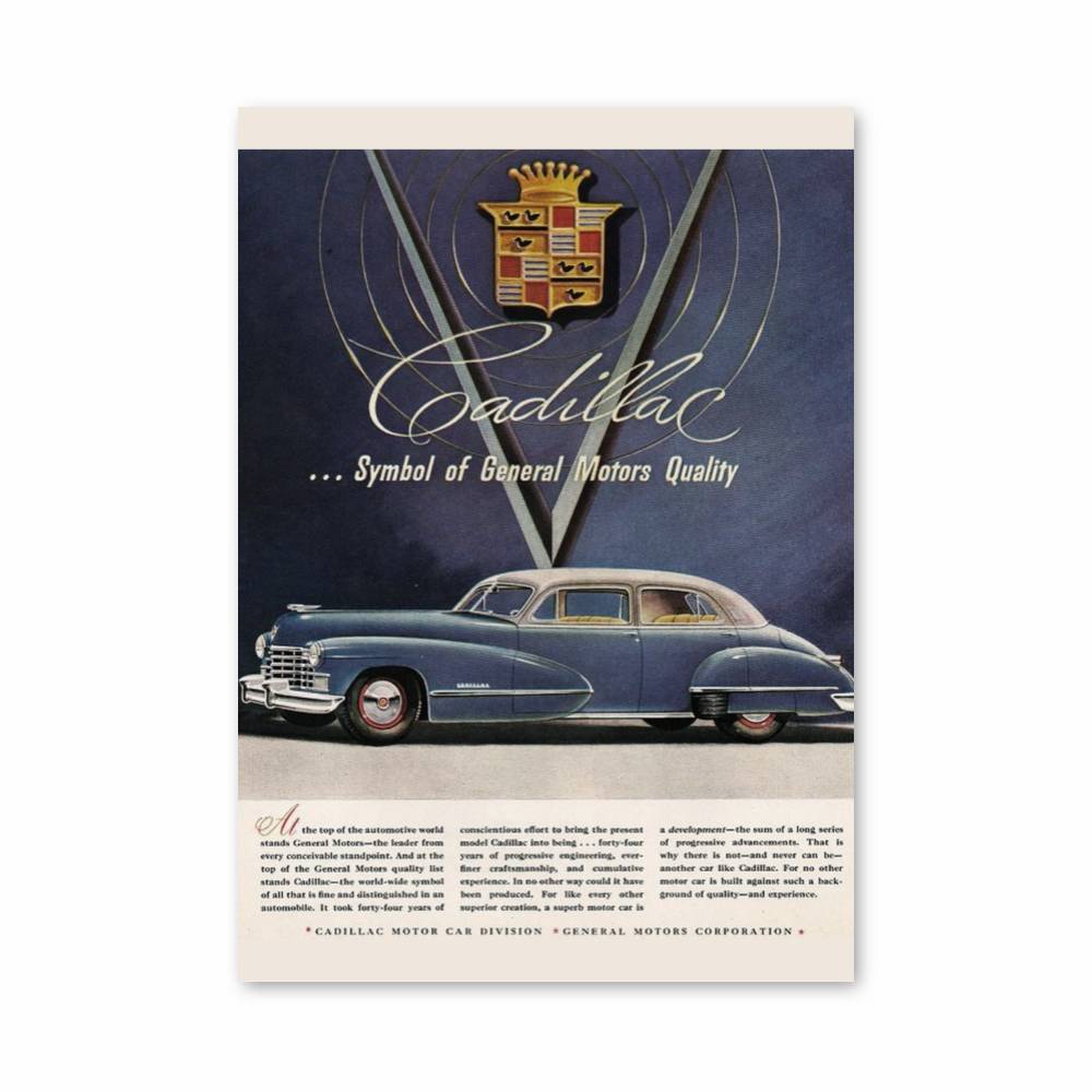 Poster Cadillac Motor Quality