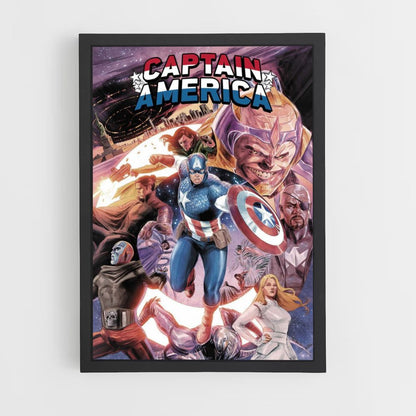 Affiche Captain America Comics