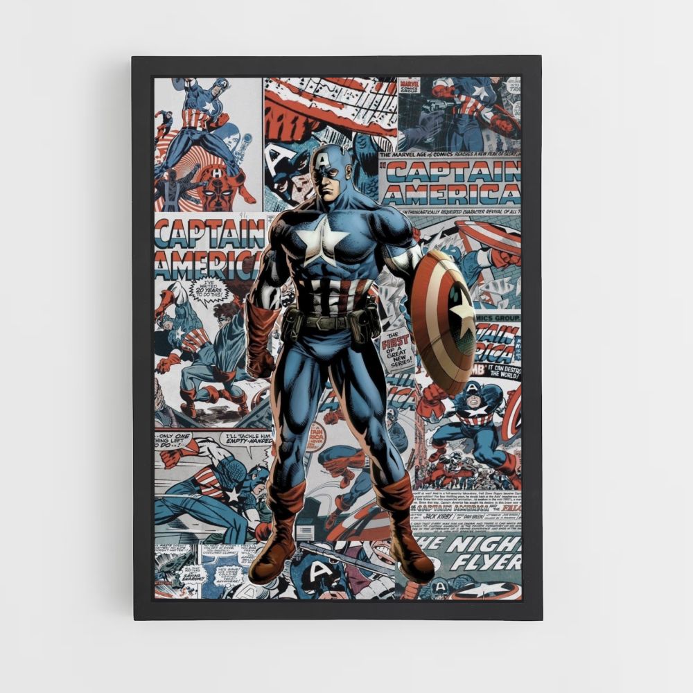 Poster Captain America BD