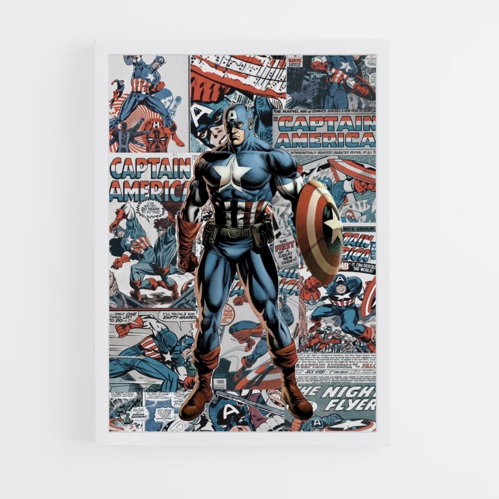 Poster Captain America BD