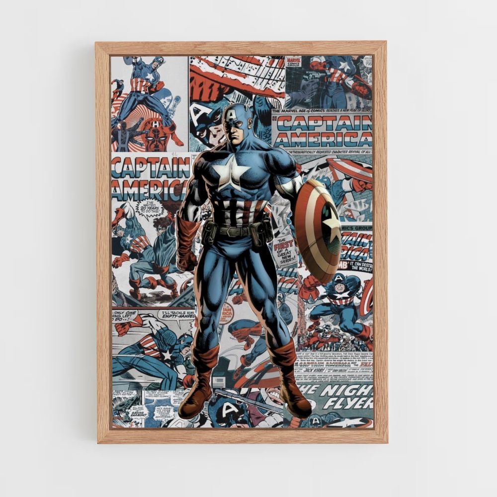 Poster Captain America BD