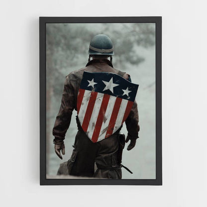 Poster Captain America Retro