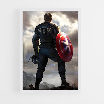 captain-america-6 cadre Blanc