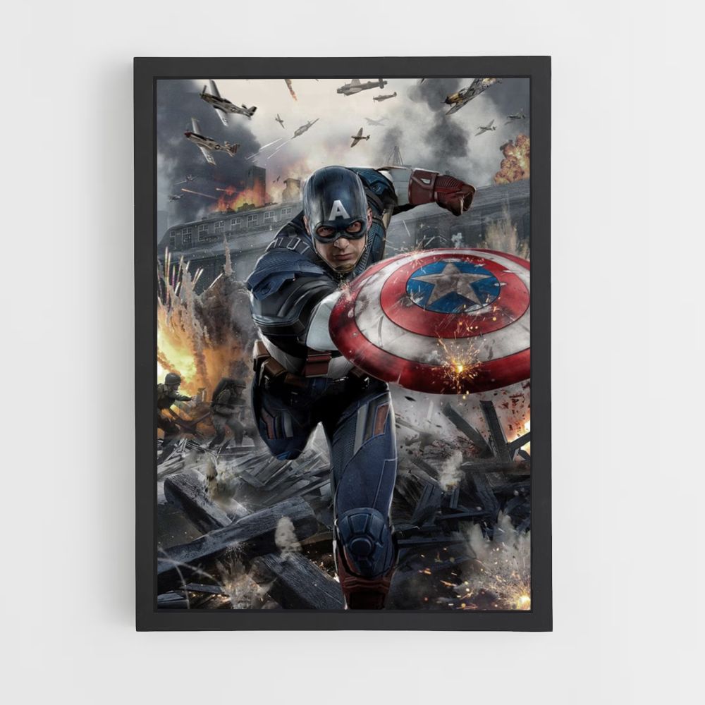 Poster Captain America Guerre