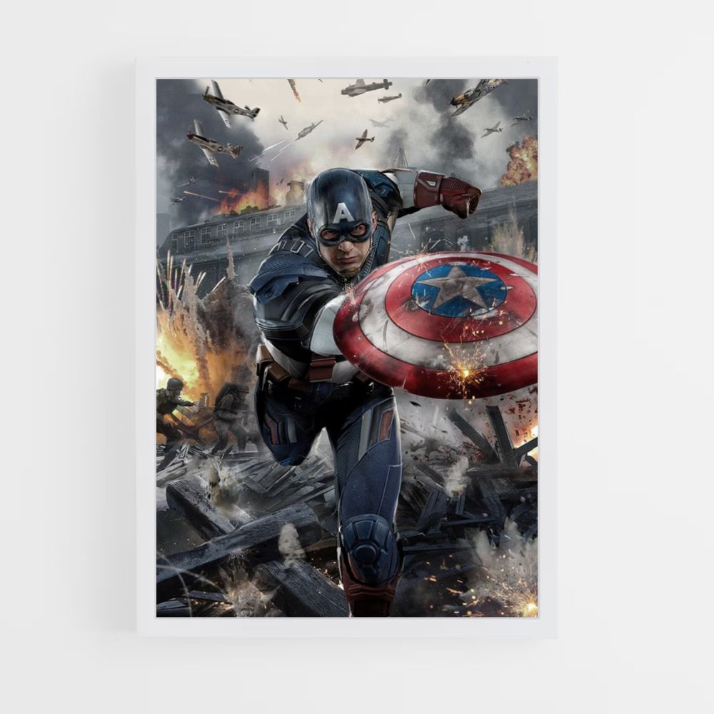 Poster Captain America Guerre