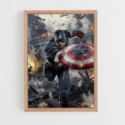 Poster Captain America Guerre