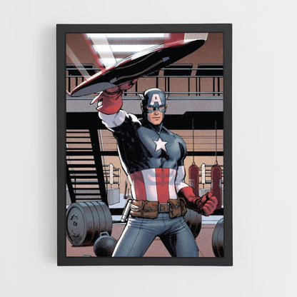 Poster Captain America Comics