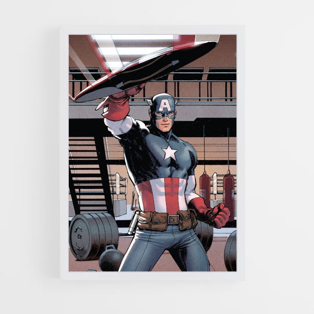 Poster Captain America Comics