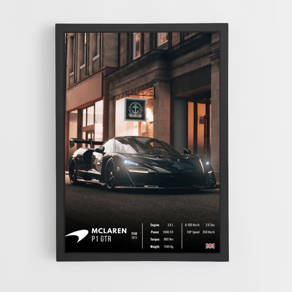 Affiche Mclaren P1GTR