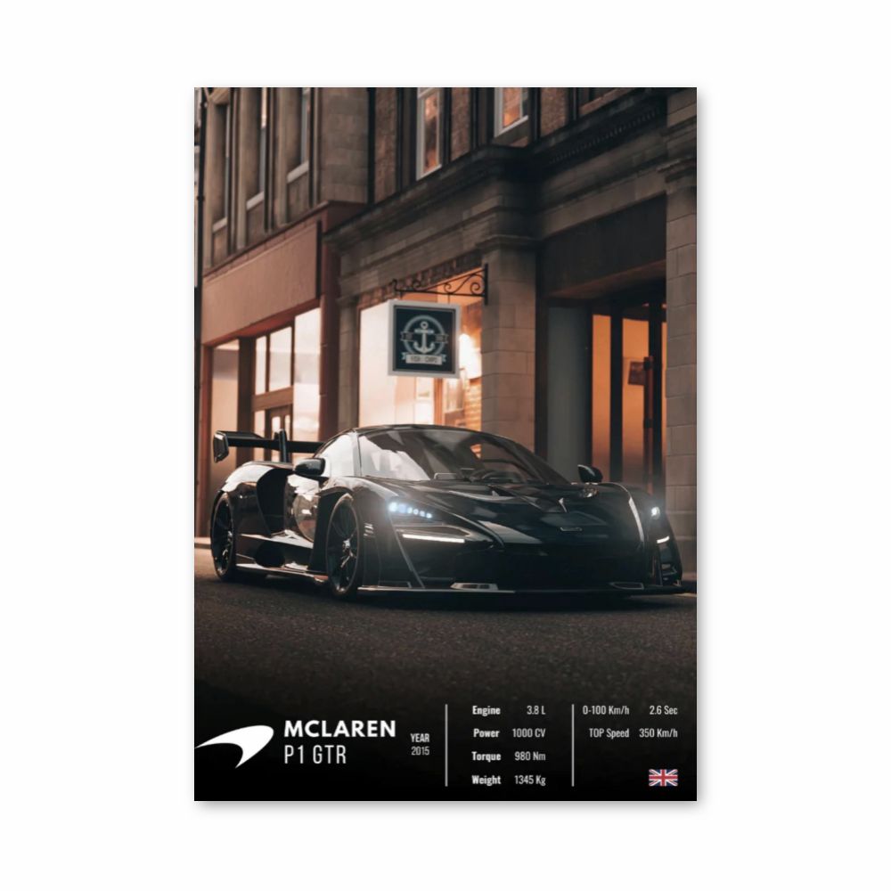 Affiche Mclaren P1GTR