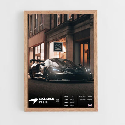 Affiche Mclaren P1GTR