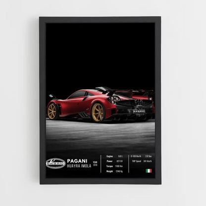 Affiche Pagani Huayra Imola