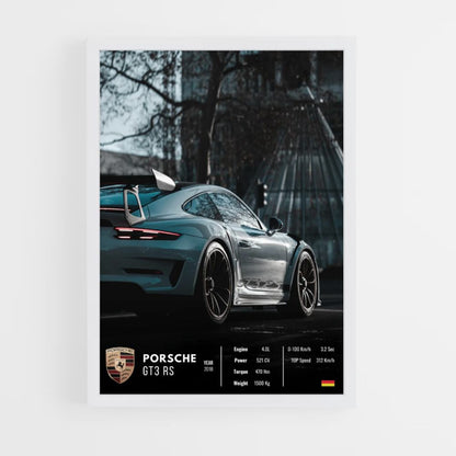 Affiche Porsche GT3 RS