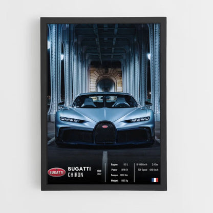 Affiche Bugatti Chiron