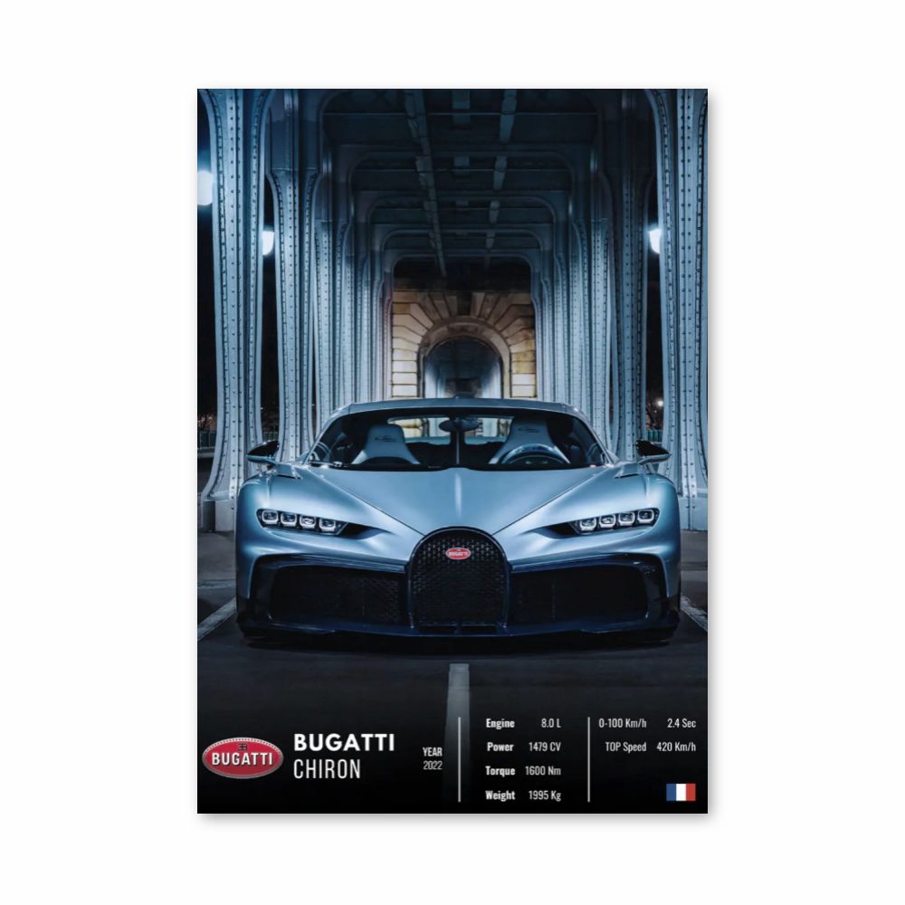 Affiche Bugatti Chiron