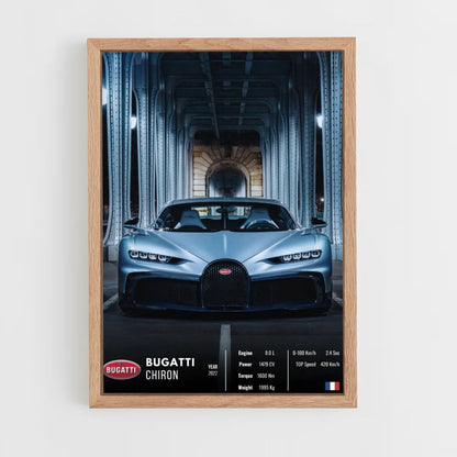 Affiche Bugatti Chiron