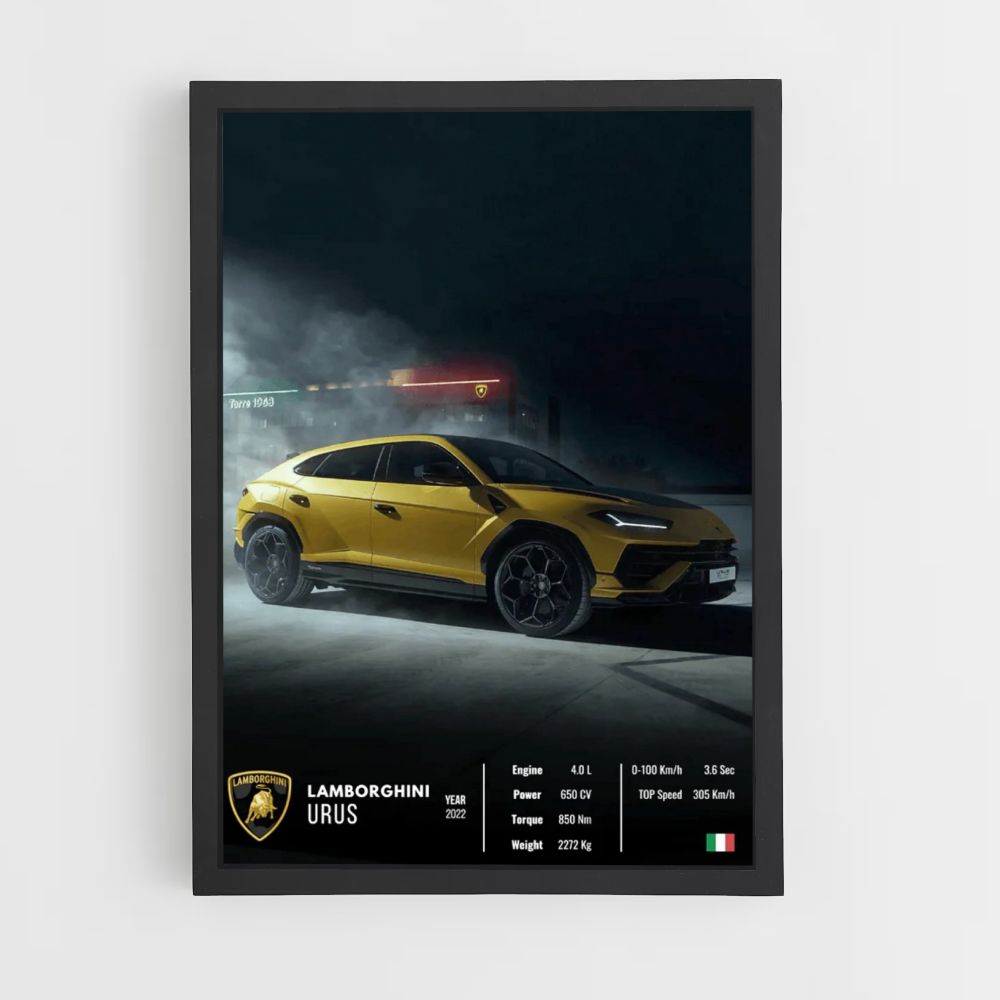 Affiche Lamborghini Urus