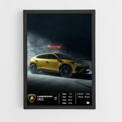 Affiche Lamborghini Urus