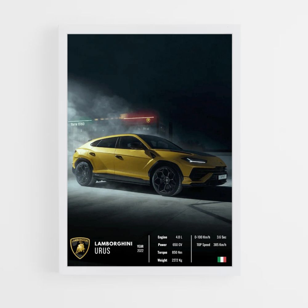 Affiche Lamborghini Urus